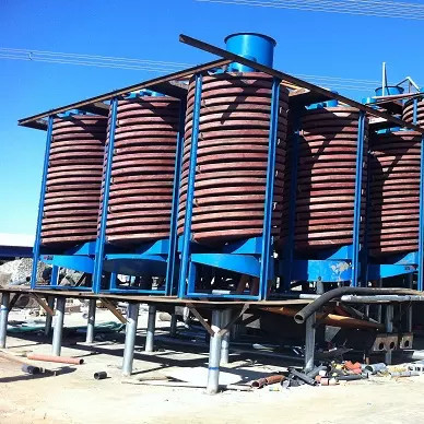Máquina de mineração de cobre do classificador espiral do laboratório para o banho de água de cal de secagem