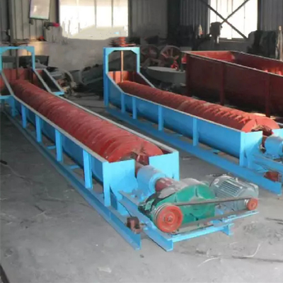 Uso do classificador espiral da máquina do laboratório único na mina da geografia