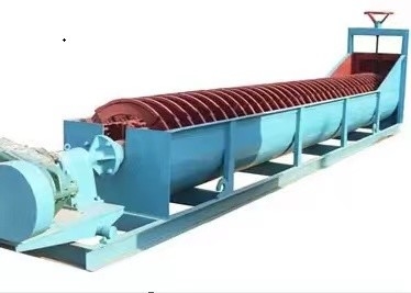 Classificador de espiral única de máquina de laboratório em processo de mineração