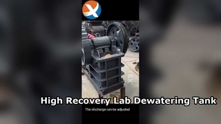 Tanque de desidratação magnética XCTS 300 Lab para testes de minério